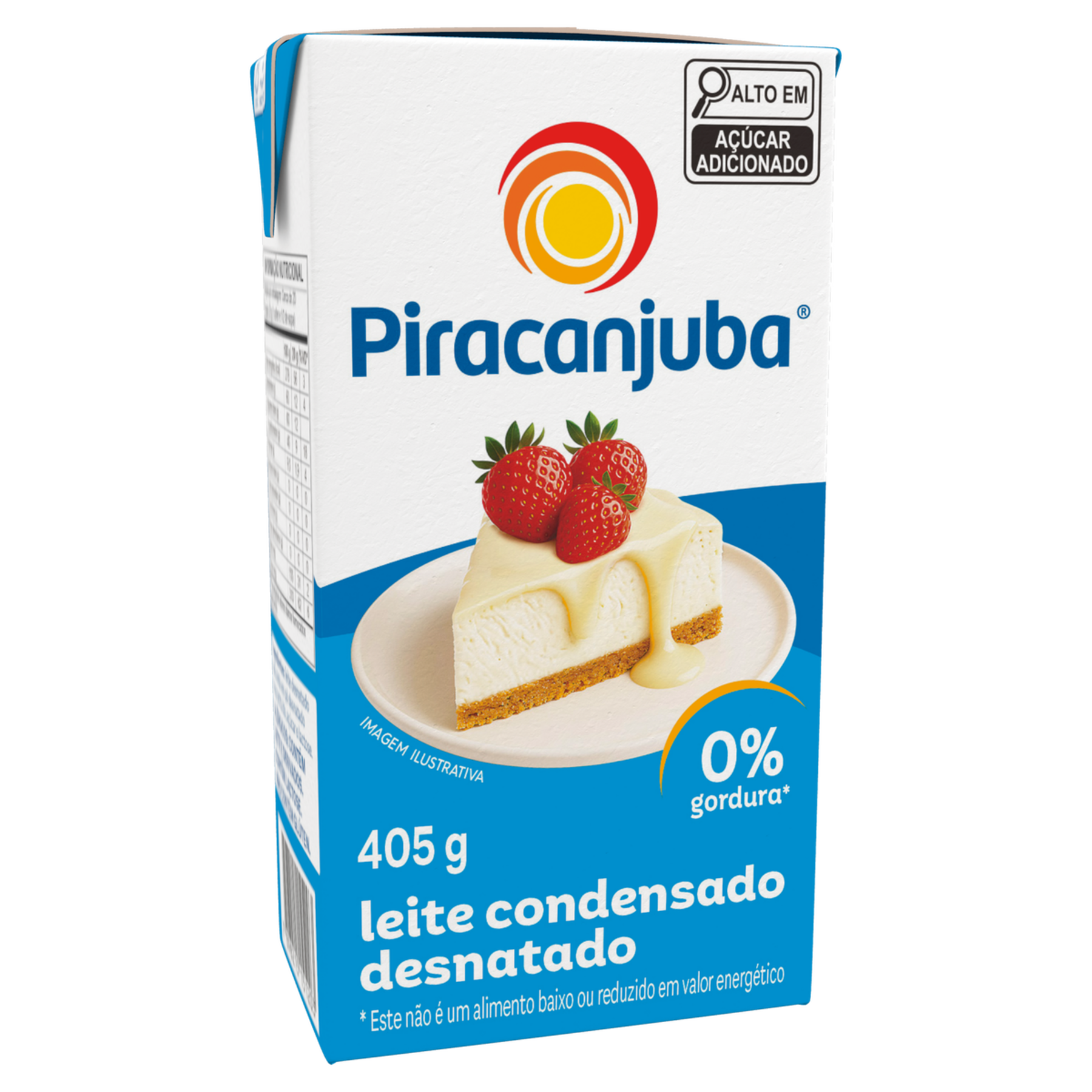 Leite Condensado Desnatado Piracanjuba Caixa 405g