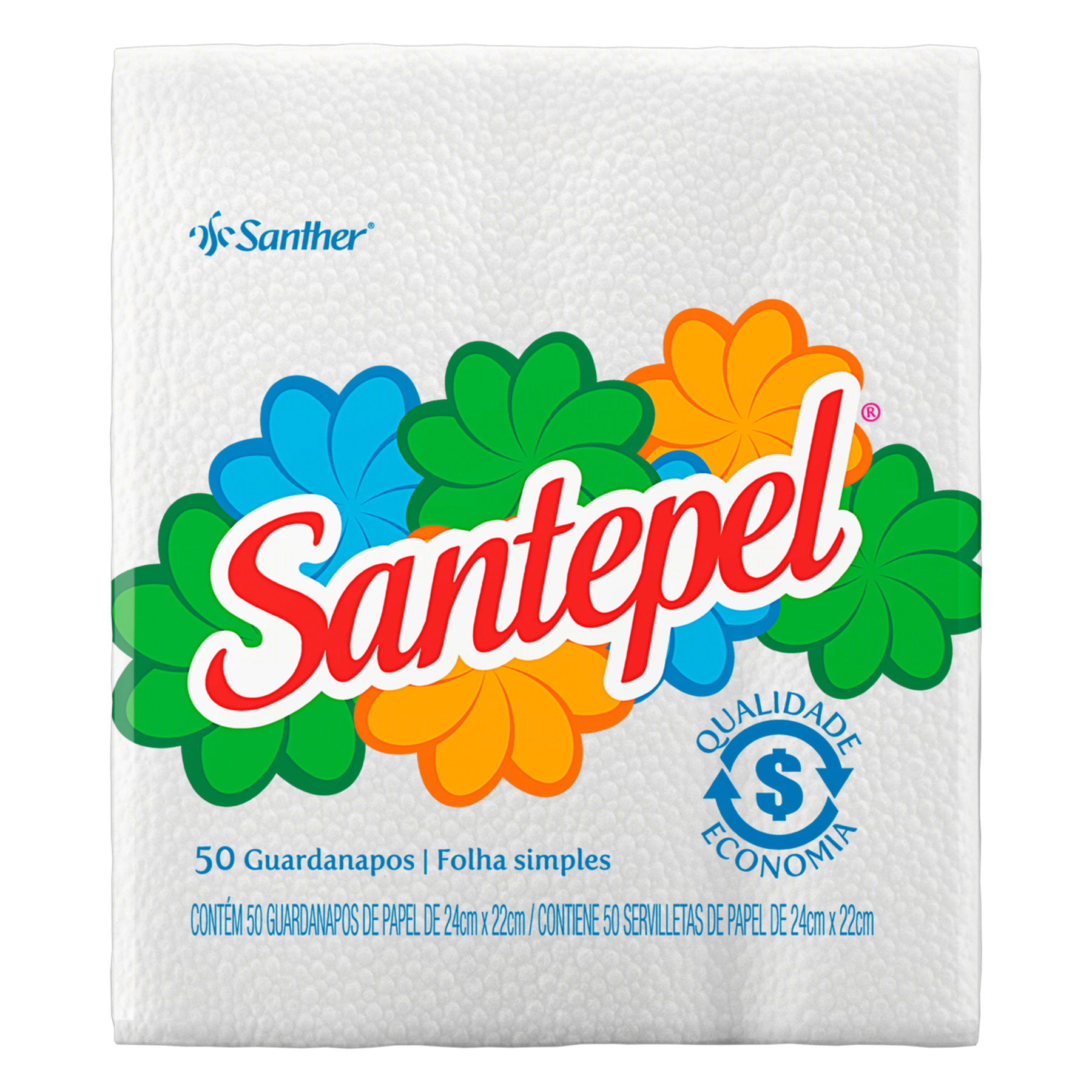 Guardanapo de Papel Santepel Branco Peq 50