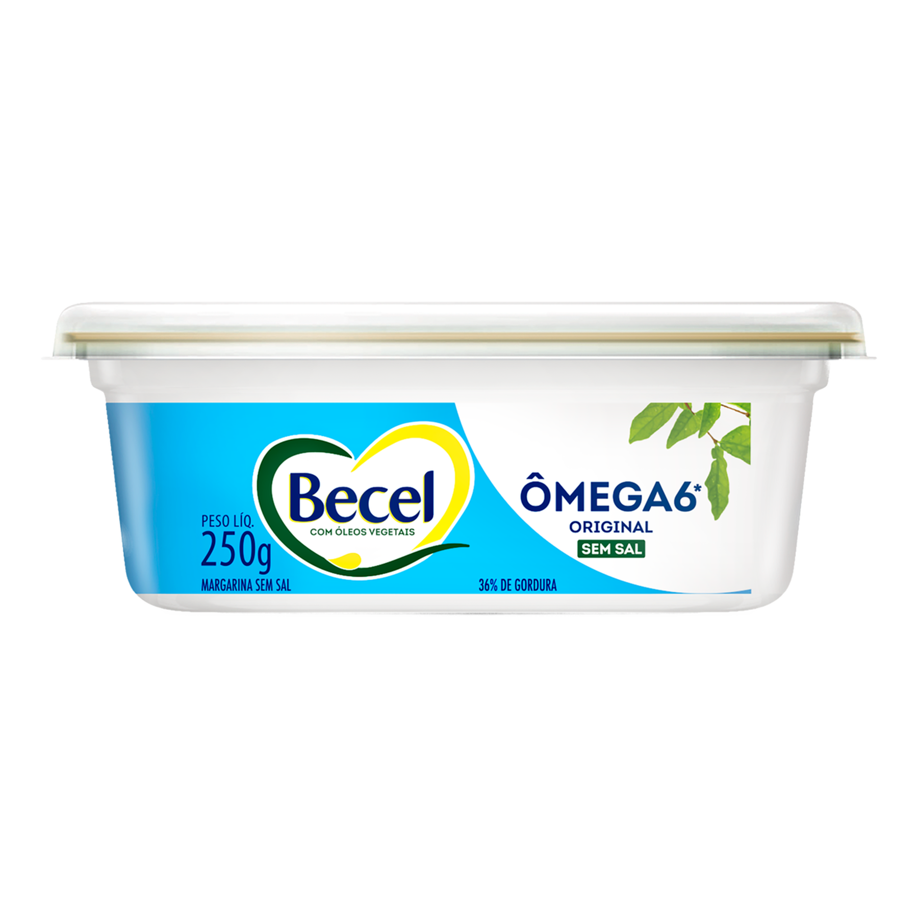 Margarina Original sem Sal Becel Pote 250g 