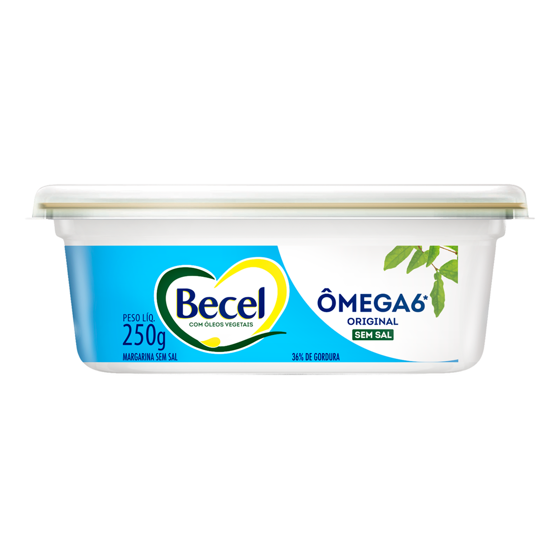 Margarina Original sem Sal Becel Pote 250g 