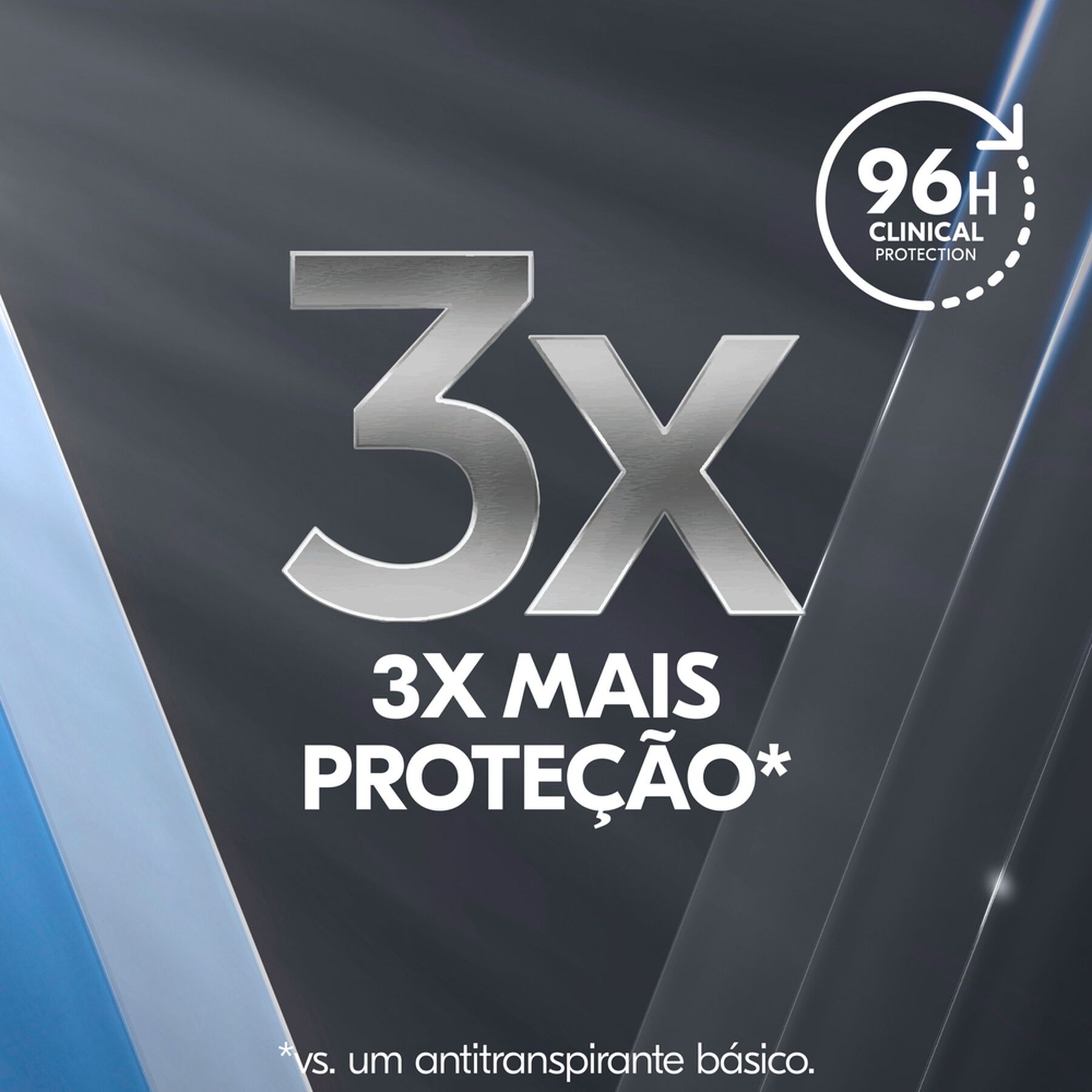 Antitranspirante em Creme Clean 96h Rexona Clinical 58g