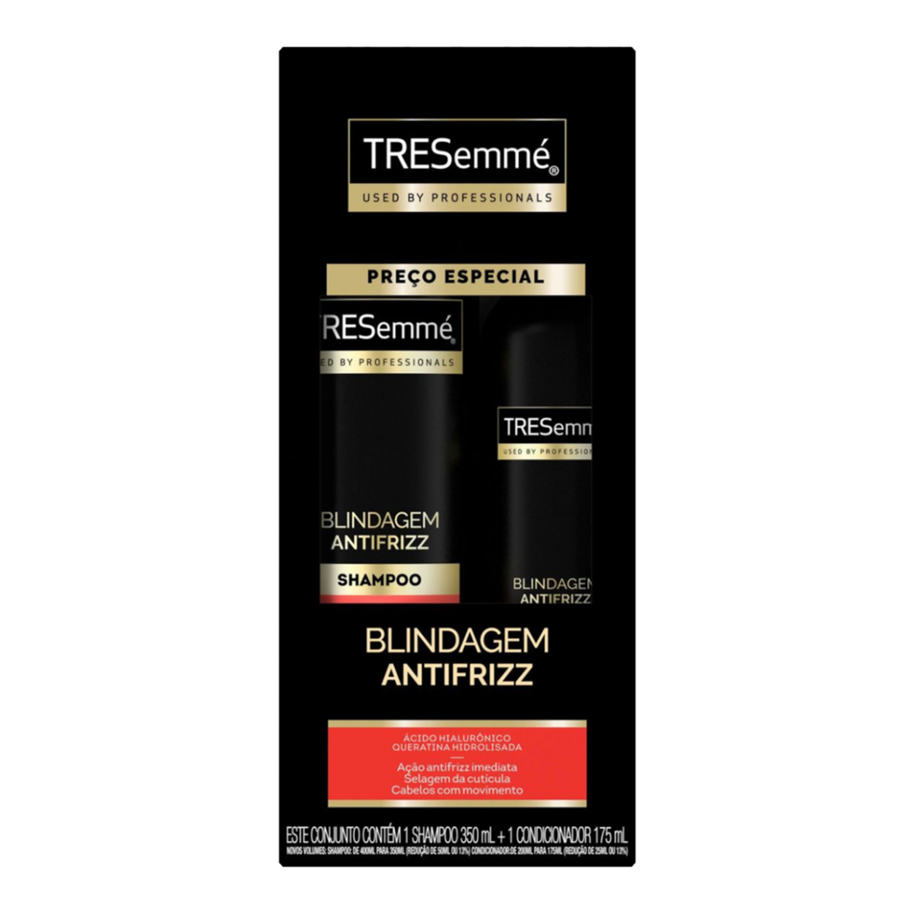 Shampoo 350ml + Condicionador 175ml Blindagem Antifrizz TRESemm&eacute;