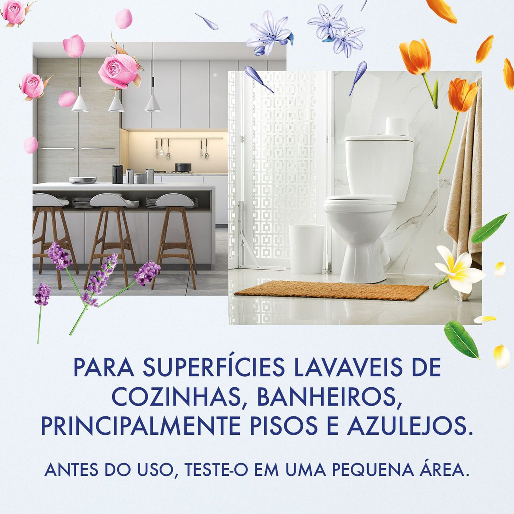 Limpador Perfumado Flores do Mediterrâneo Veja Perfumes Frasco 500ml