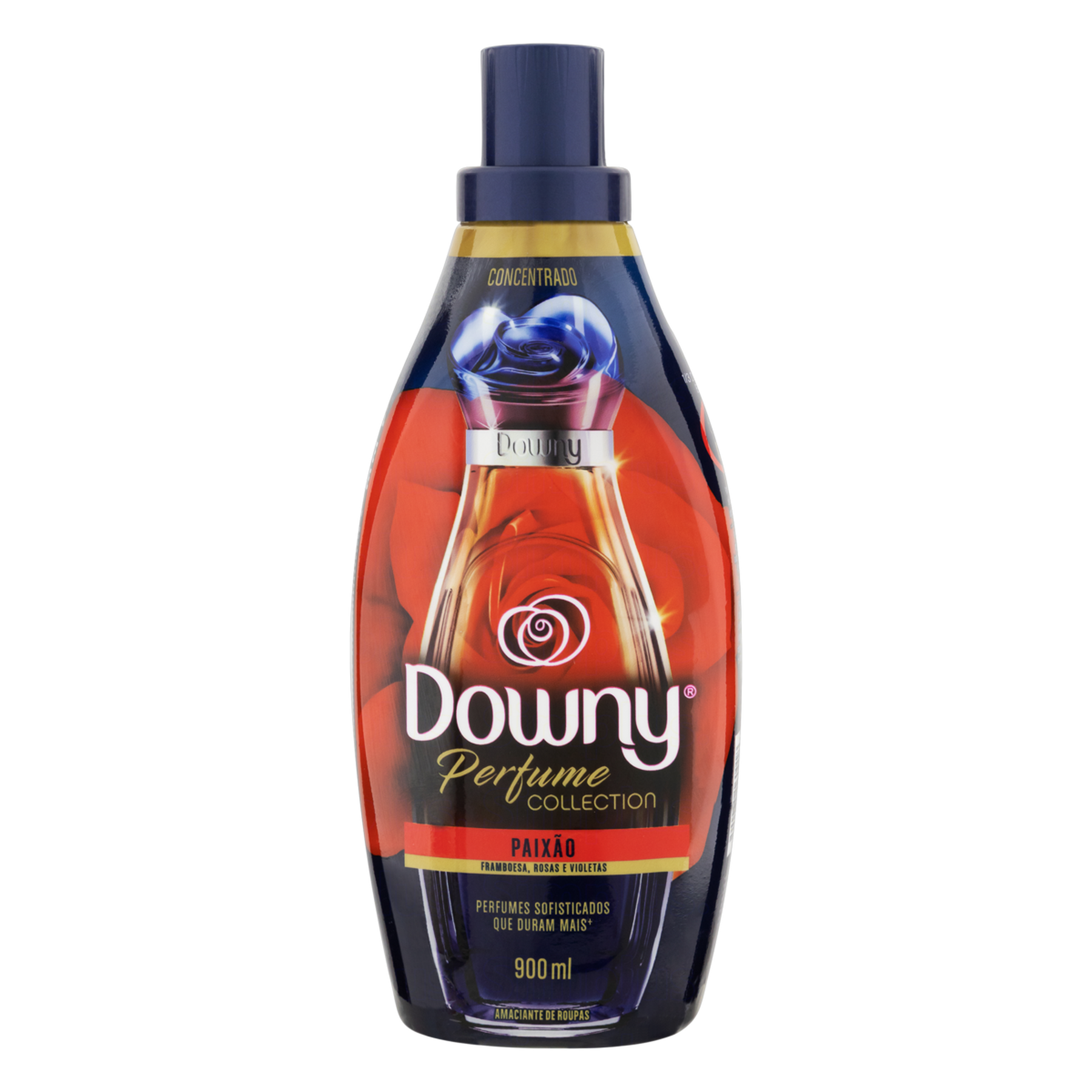 Amaciante de Roupa Concentrado Paixão Downy Perfume Collection Frasco 900ml