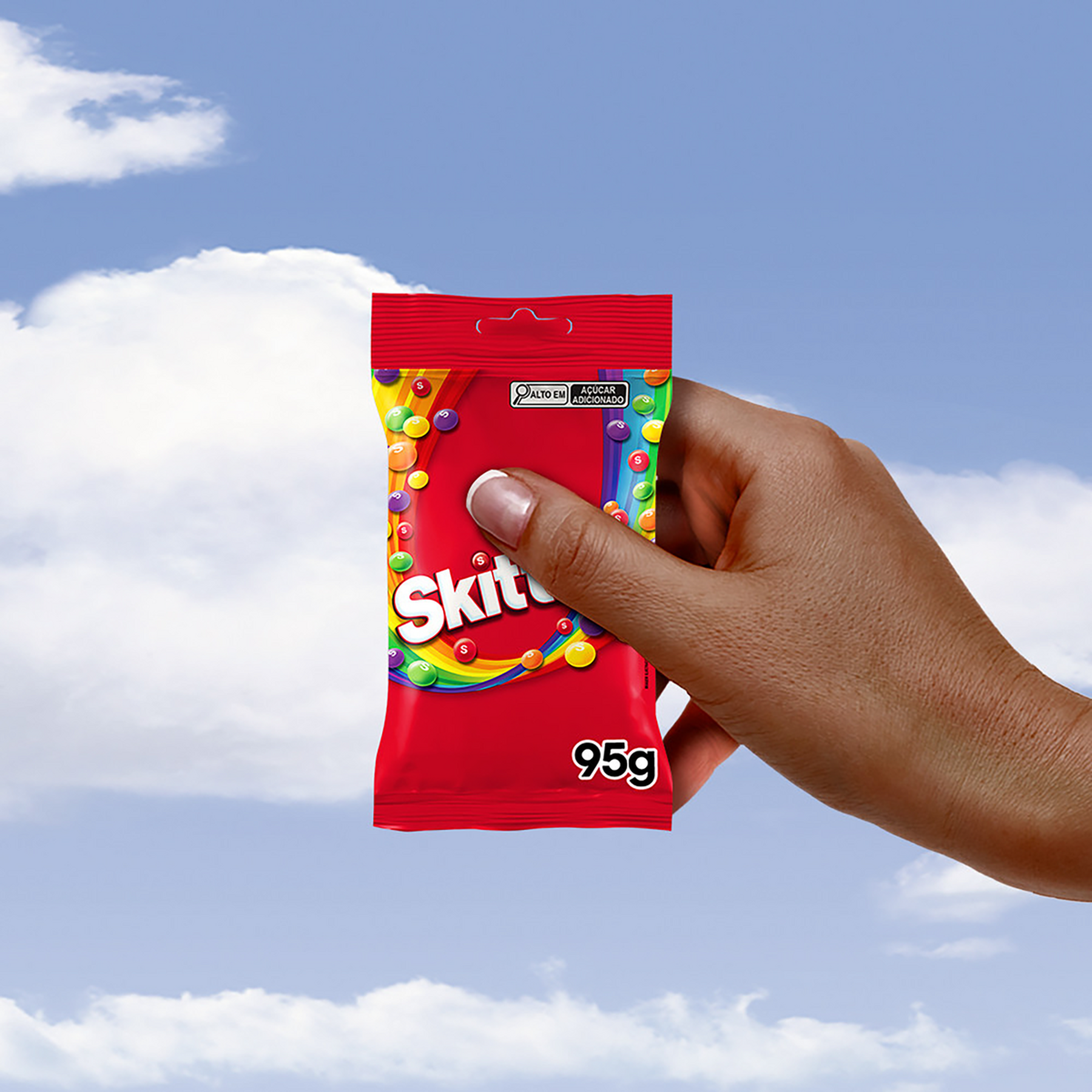 Bala Original Skittles Pacote 95g