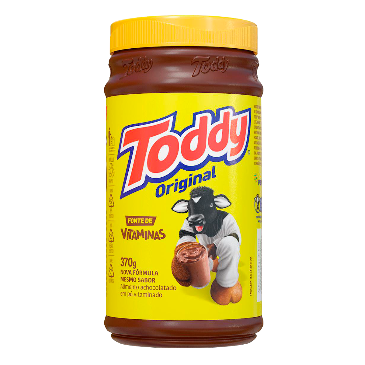Achocolatado em P&oacute; Original Toddy Pote 370g