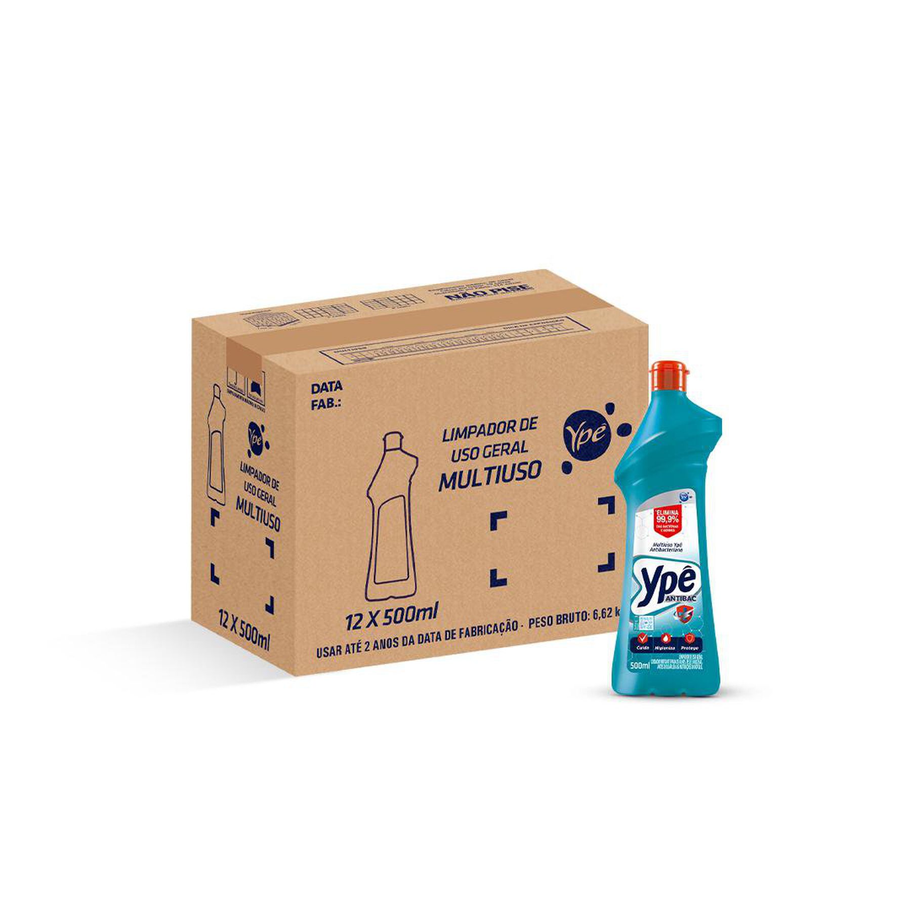 Limpador Multiuso Ypê Antibac Squeeze 500ml