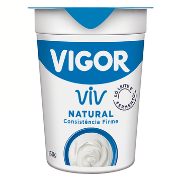 Iogurte Viv Natural Consistência Firme Vigor Copo 150g