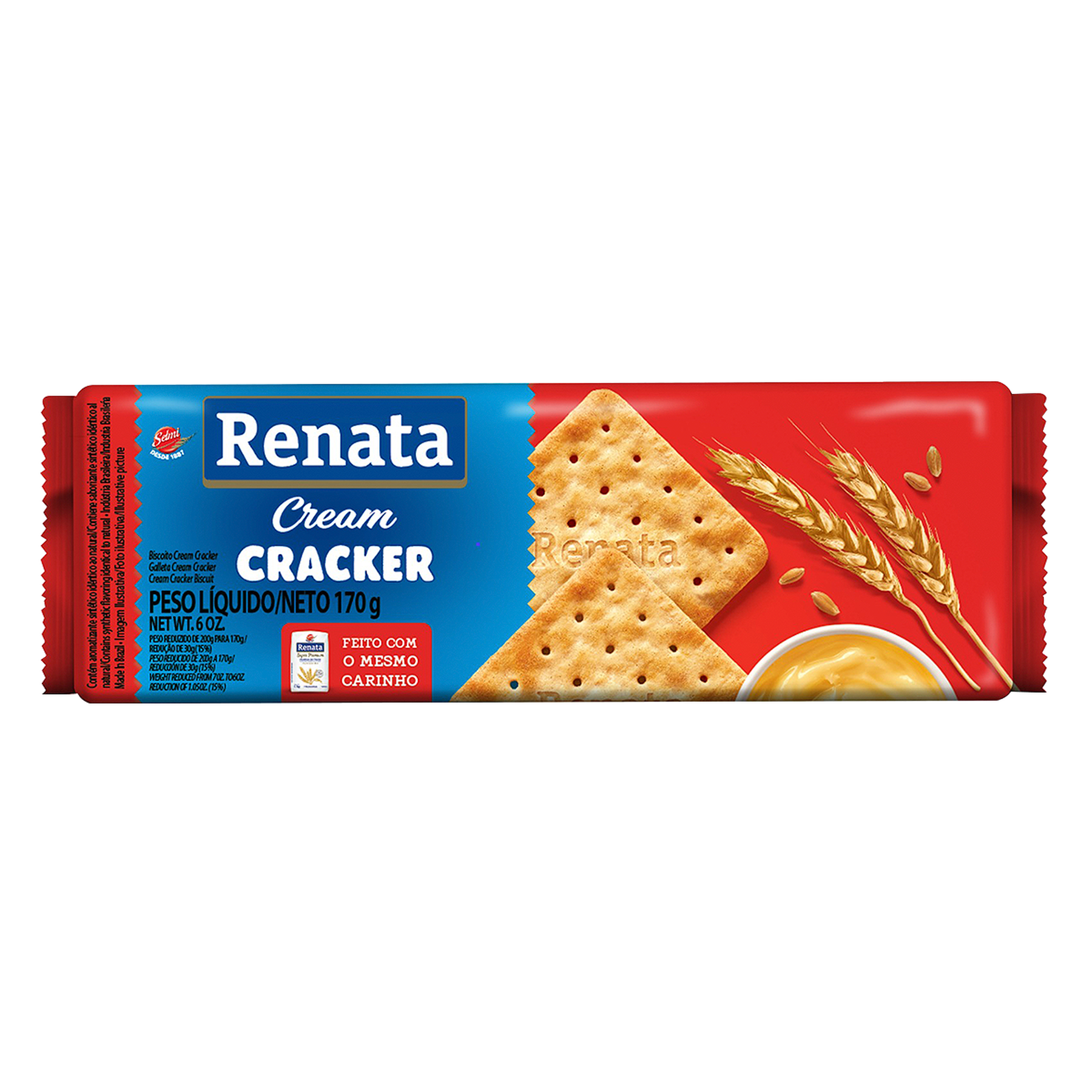 Biscoito Cream Cracker Renata Pacote 170g