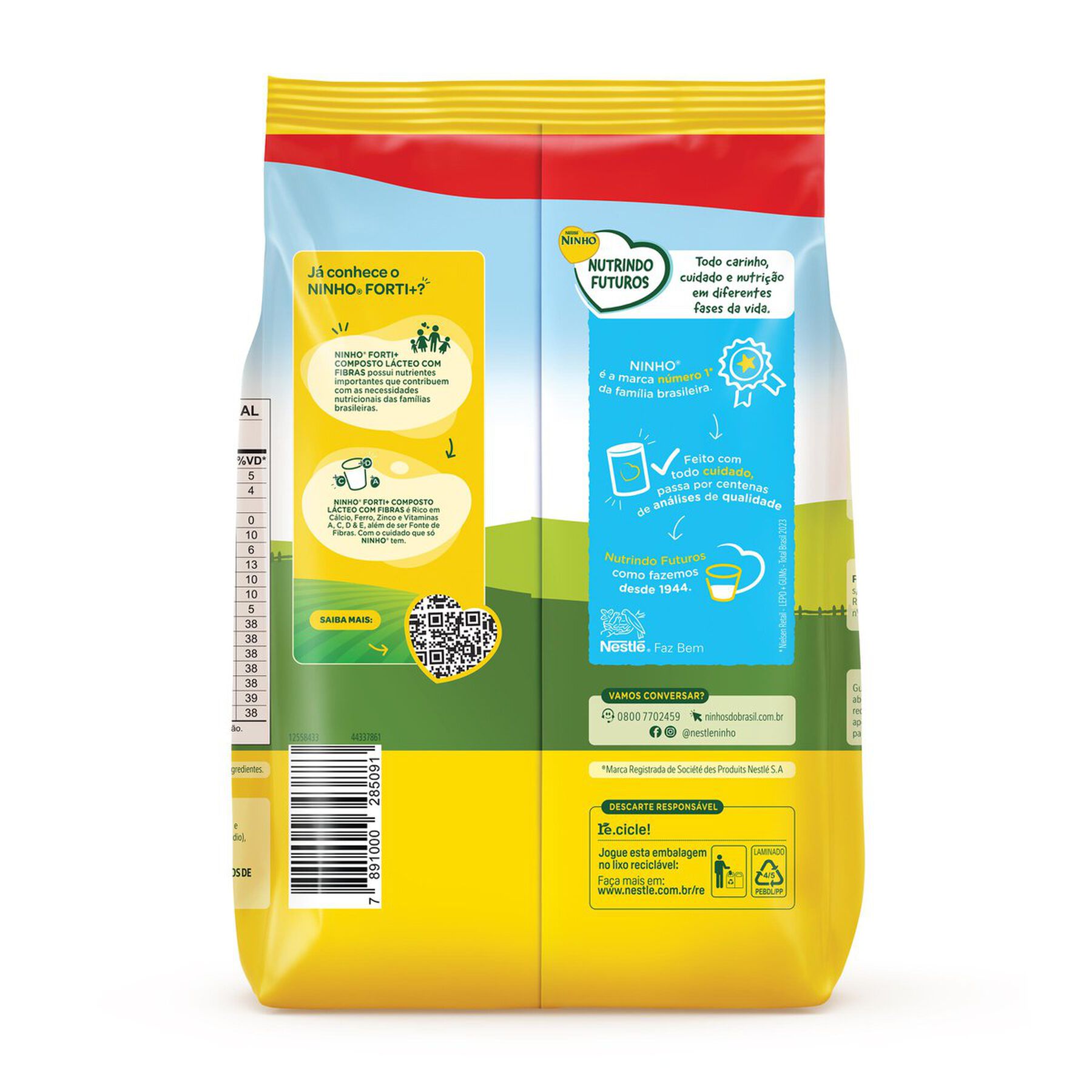 Composto Lácteo Nestlé Ninho Forti+ Pacote 750g