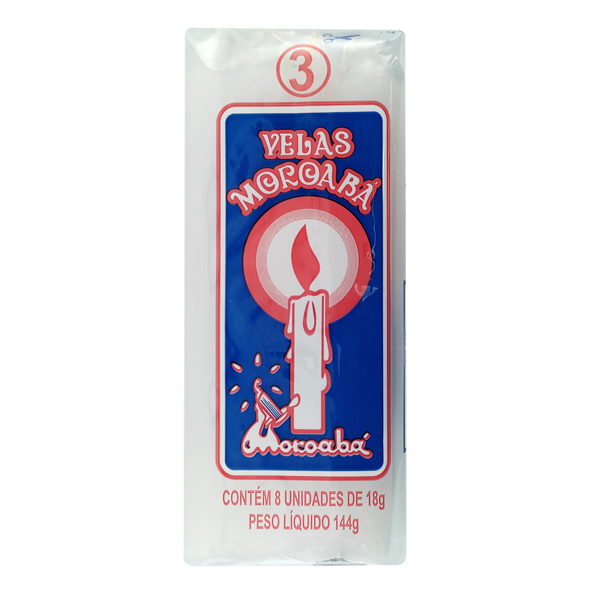 Vela N&deg;3 Moroab&aacute; C/8 Unidades