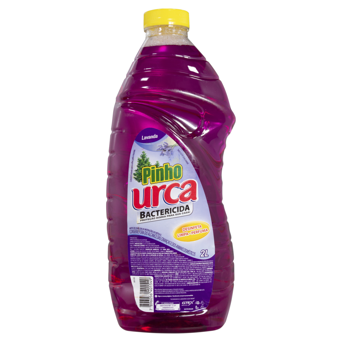 Desinfetante Multiuso Bactericida Lavanda Pinho Urca Frasco 2l