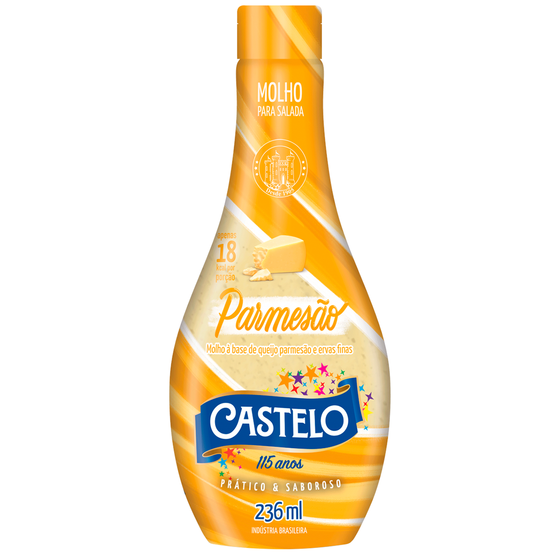 Molho para Salada Parmes&atilde;o Castelo 236ml