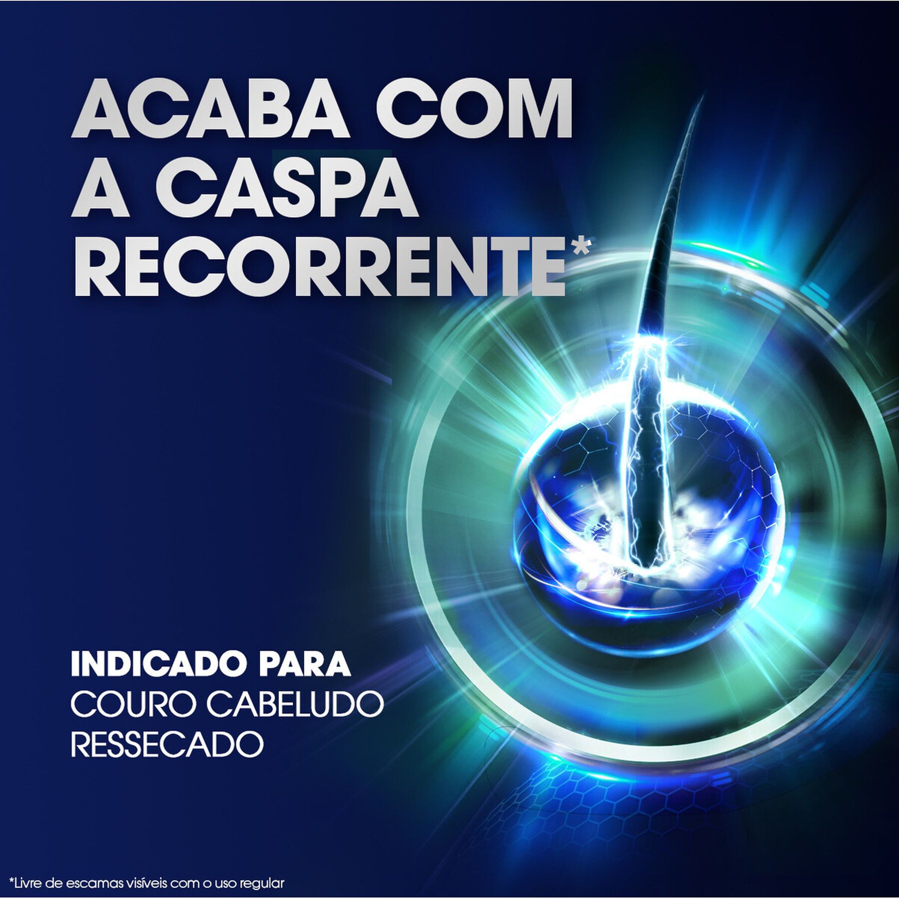 Shampoo 2 em 1 Anticaspa Clear Men Limpeza Diária Frasco 400ml
