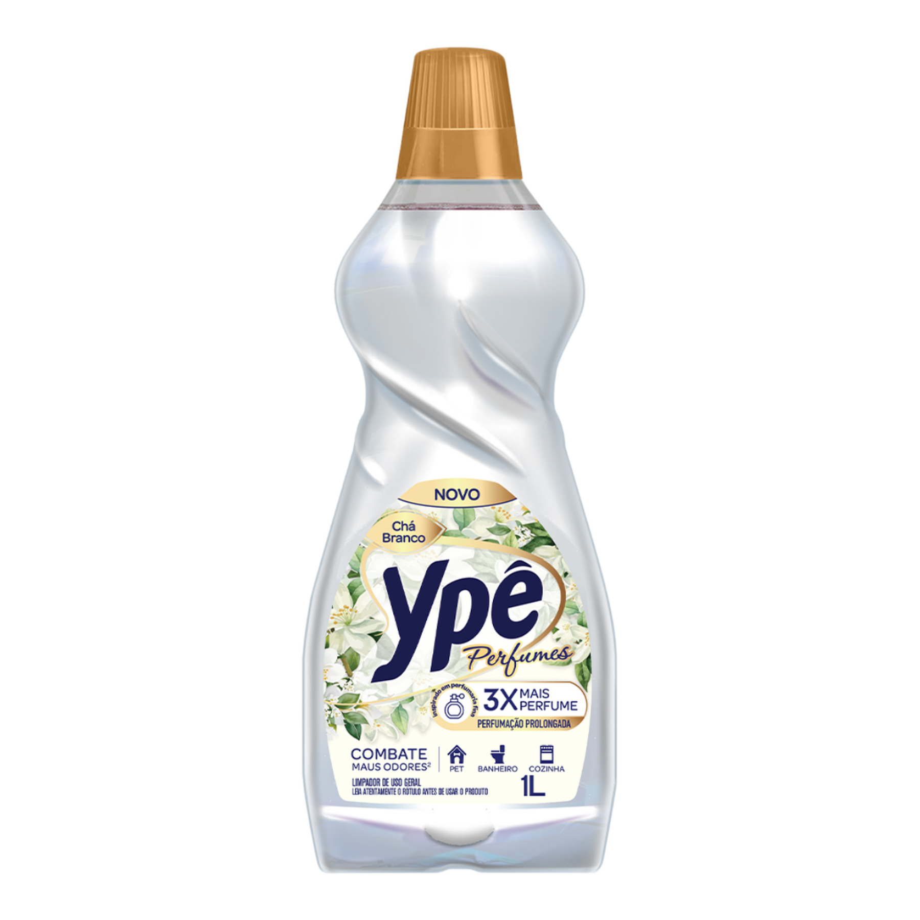 Limpador Perfumado Ch&aacute; Branco Yp&ecirc; Perfumes Frasco 1l