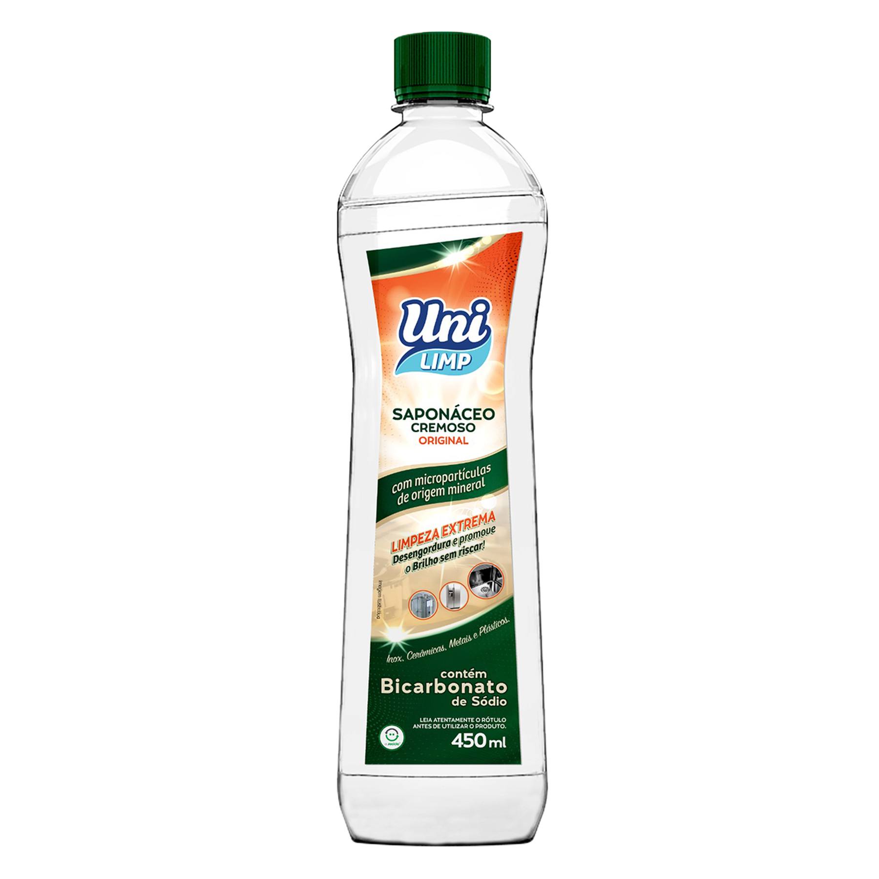 Saponáceo Cremoso Original Uni Limp 450ml
