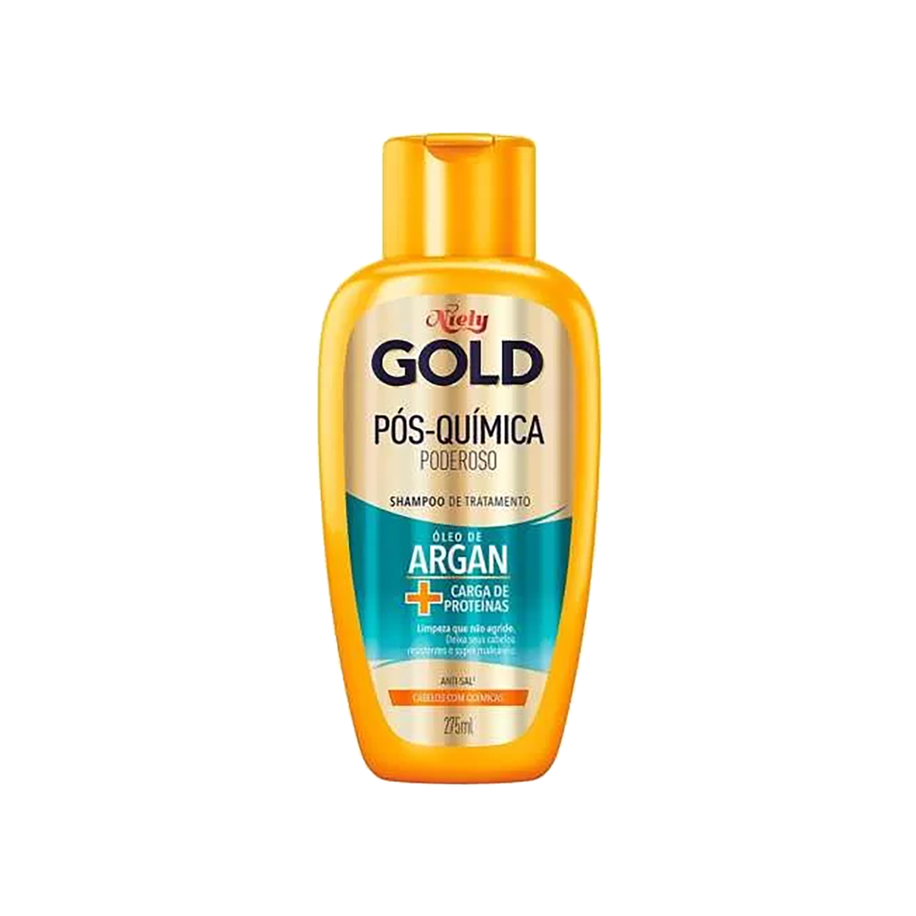 Shampoo Niely Gold 275ml, Pos Quimica