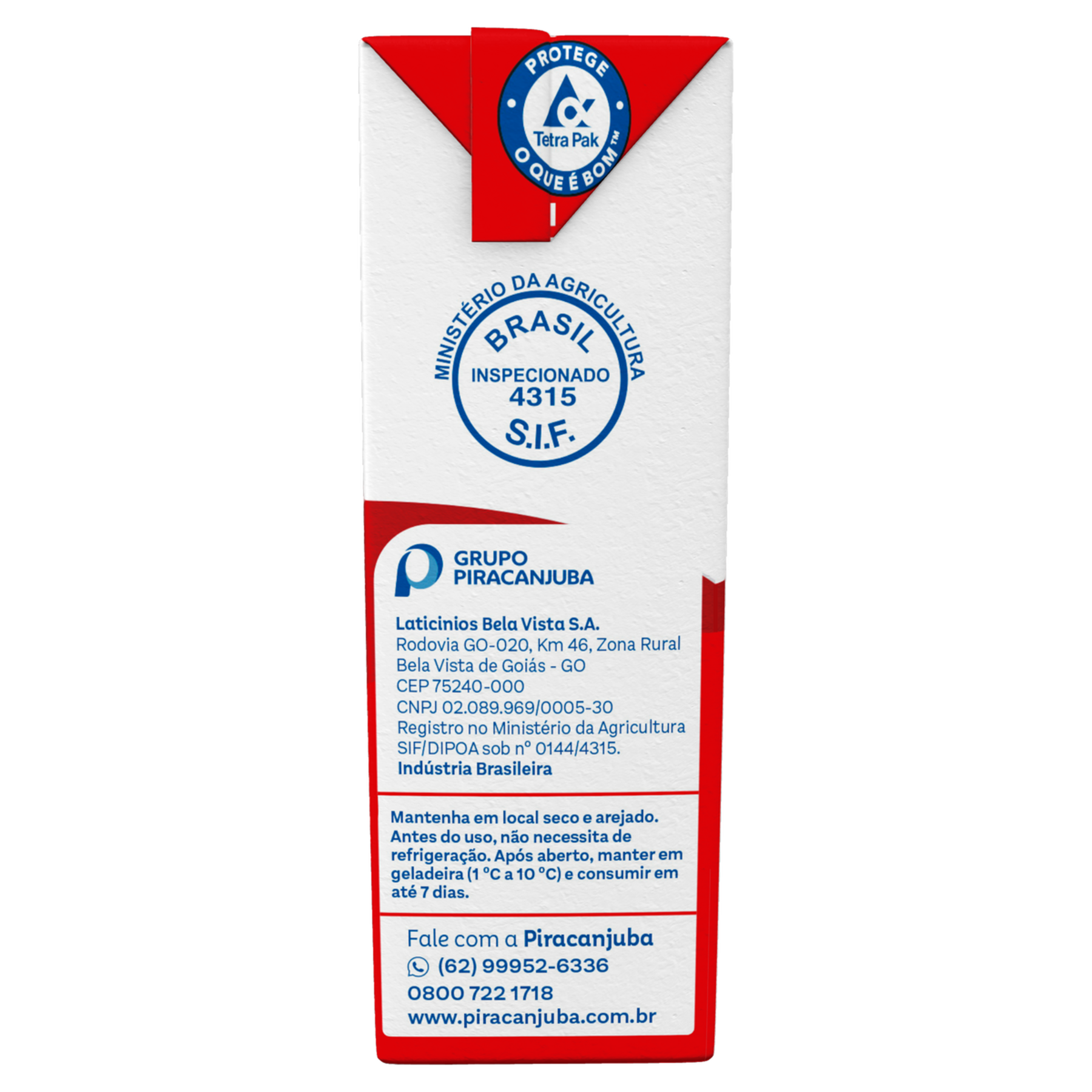 Leite Condensado Semidesnatado Piracanjuba Caixa 395g