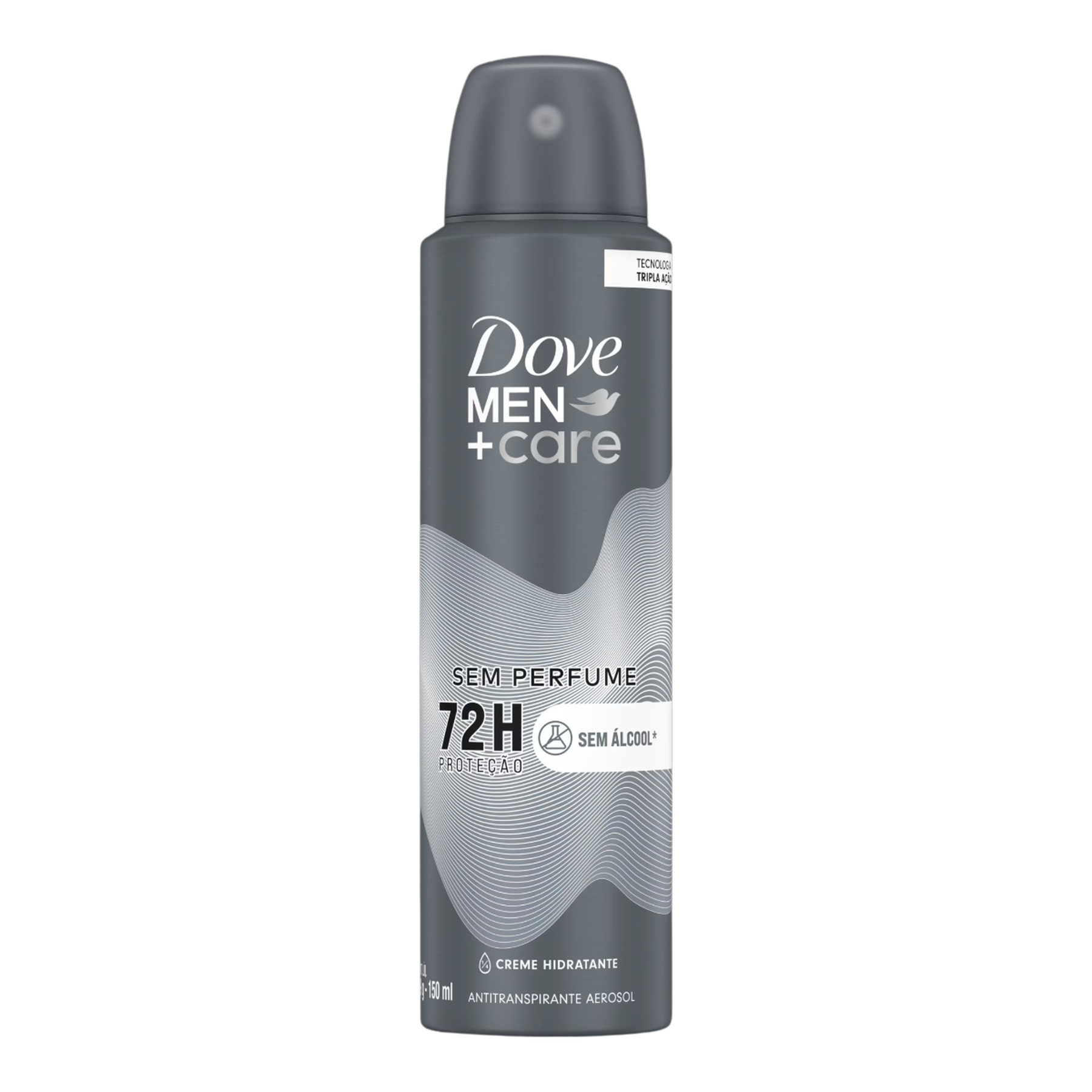 Desodorante Antitranspirante Aerossol Dove Men+Care Sem Perfume 150ml