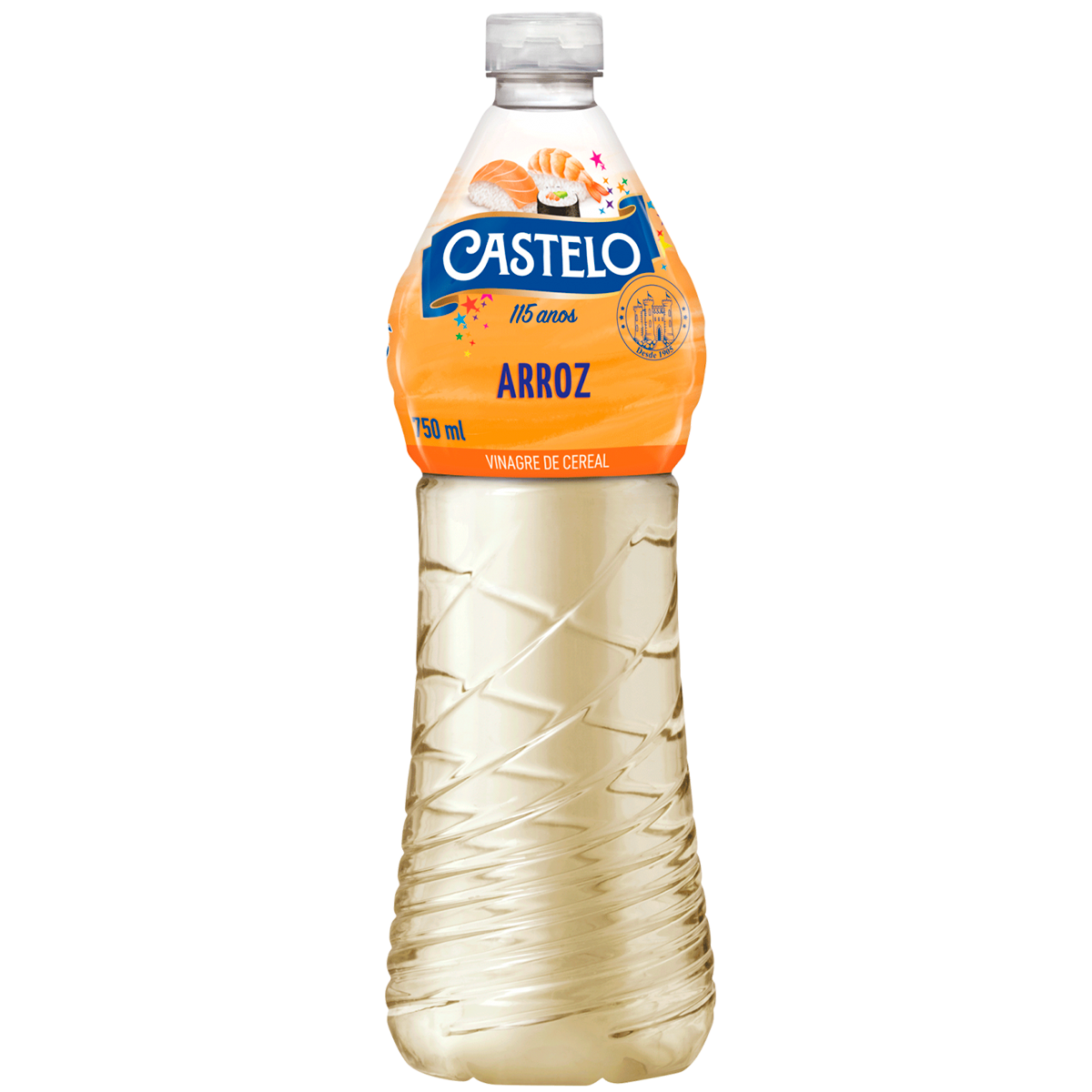 Vinagre de Cereal Arroz Castelo 750ml