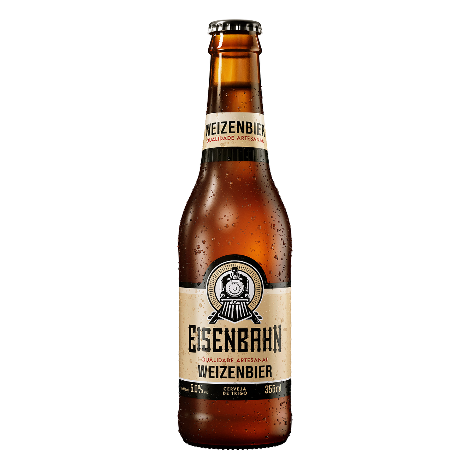 Cerveja Weizenbier Eisenbahn Garrafa 355ml