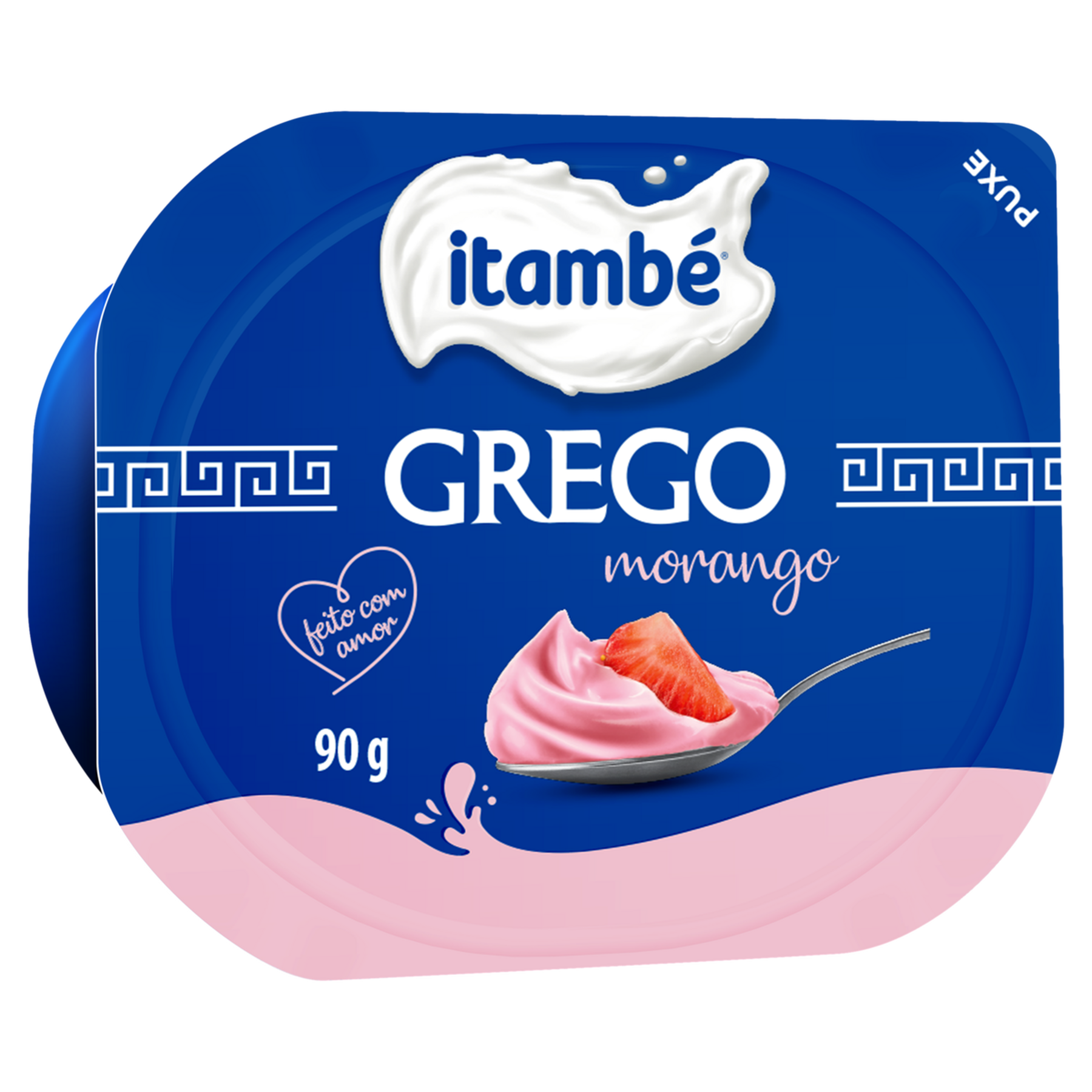 Iogurte Grego Morango Itambé Pote 90g