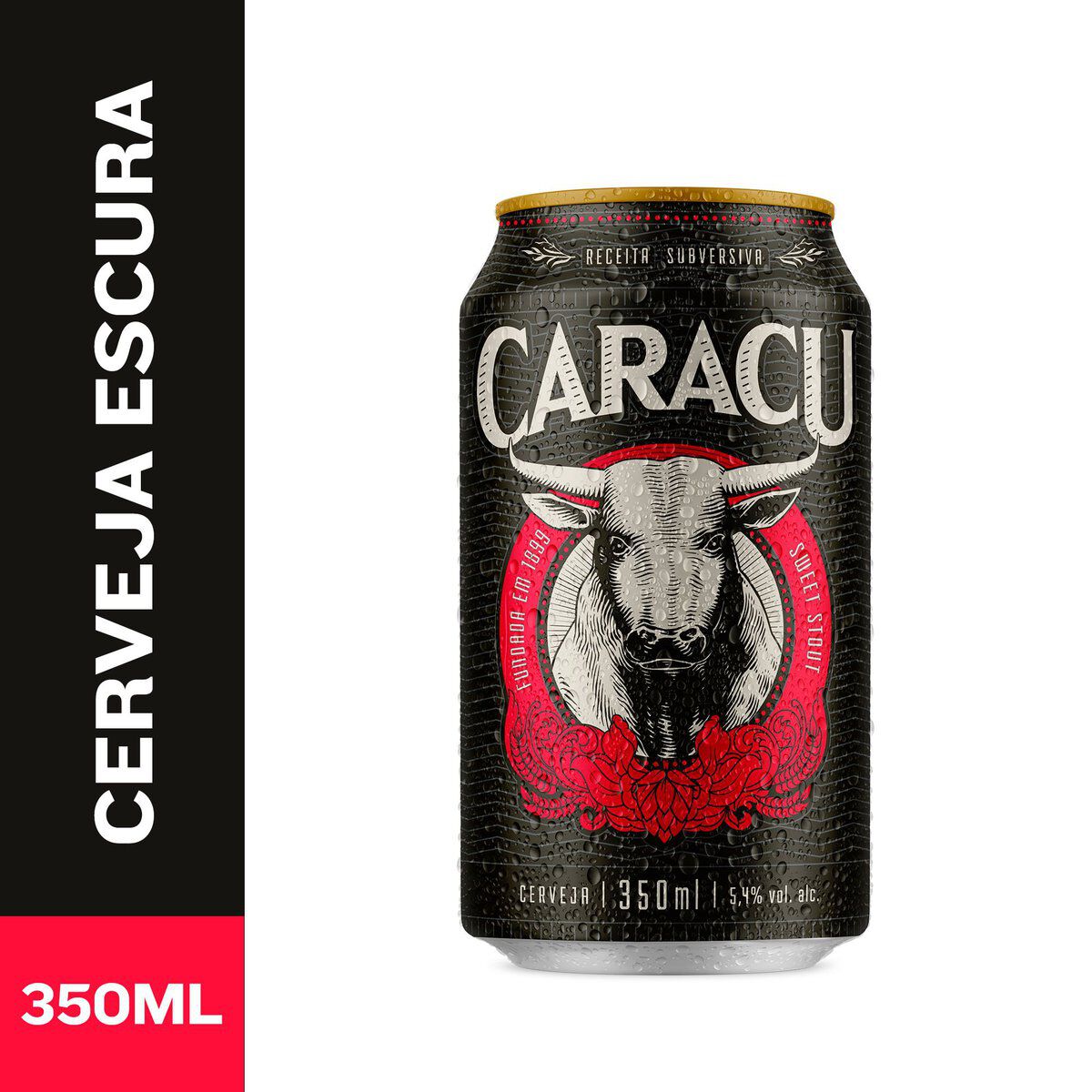 Cerveja Escura Caracu Lata 350ml