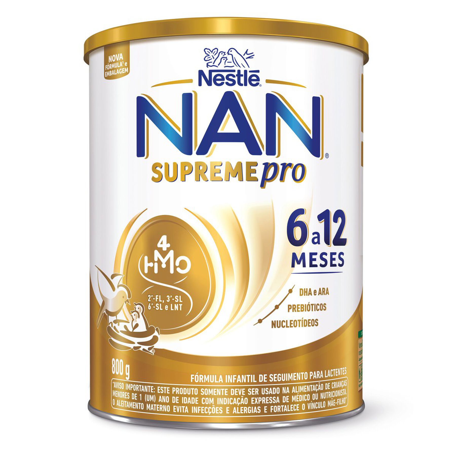 F&oacute;rmula Infantil Nan Supreme Pro 6 a 12 Meses 800g&nbsp;