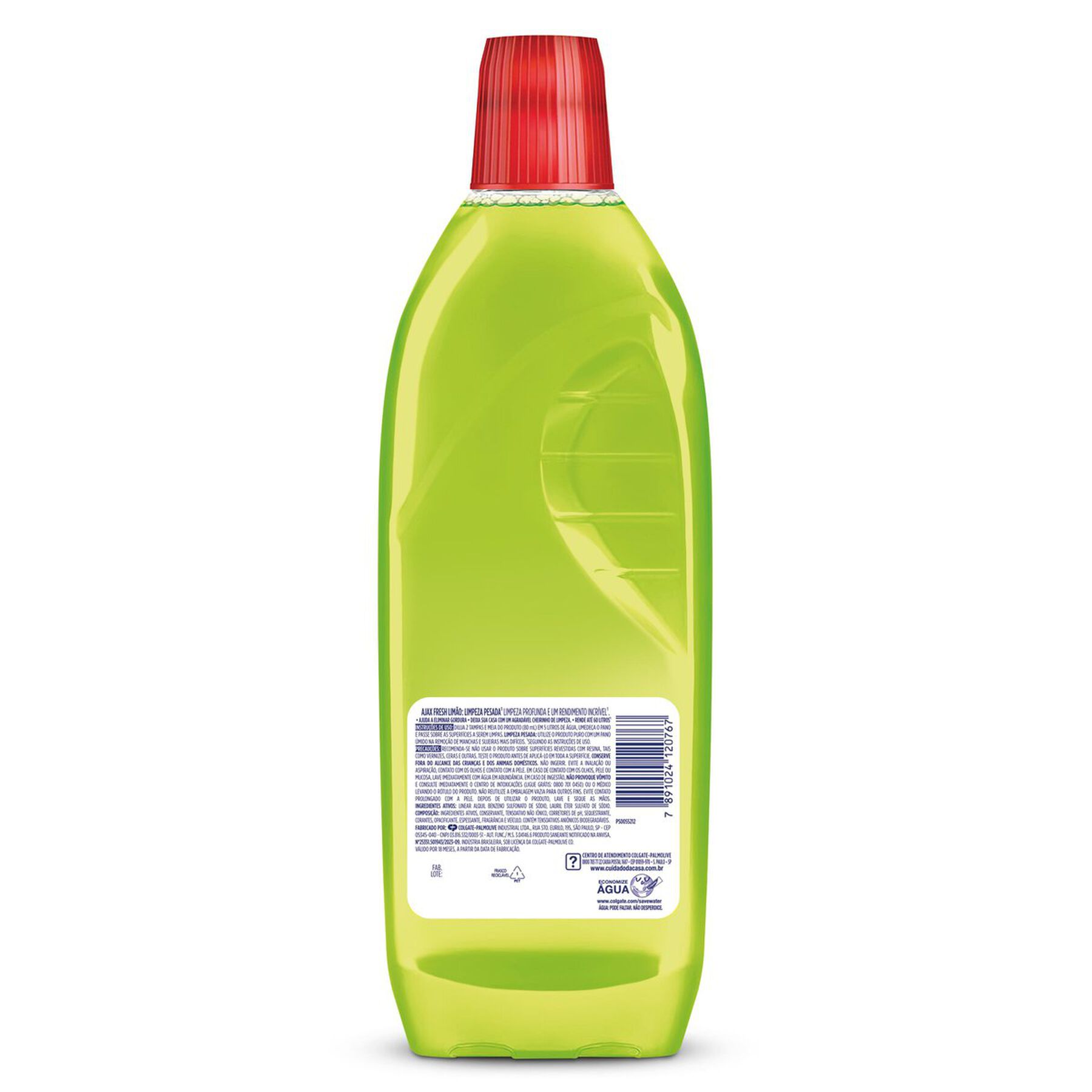 Detergente Multiuso Fresh Lemon Ajax Frasco 1l