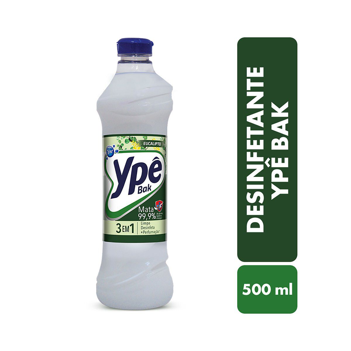 Desinfetante Eucalipto Yp&ecirc; Bak Frasco 500ml