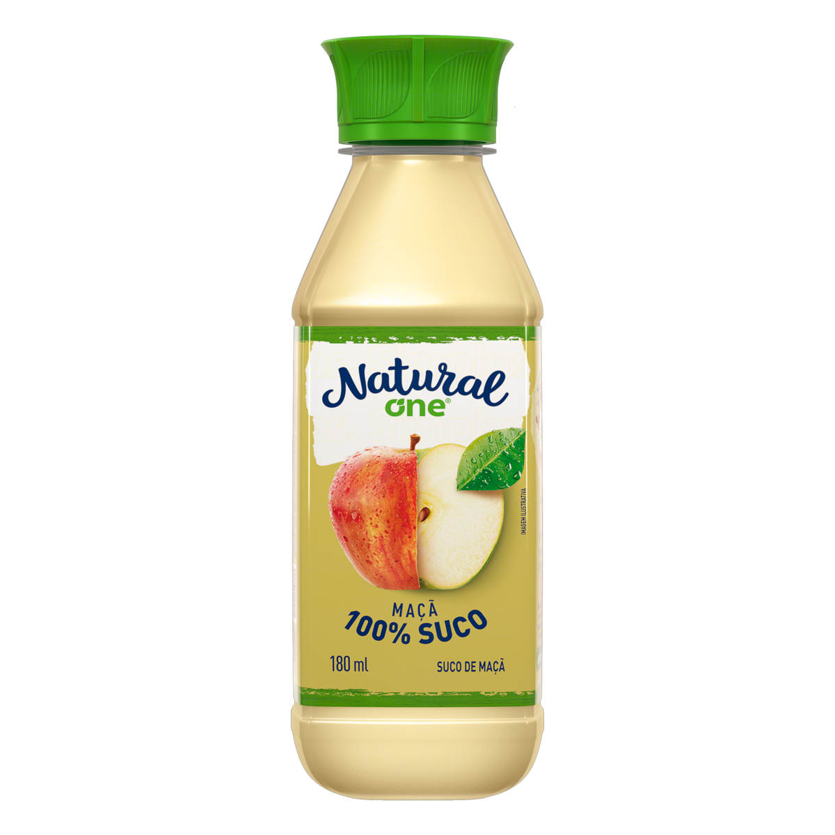 Suco Ma&ccedil;&atilde; Natural One Ambiente Garrafa 180ml