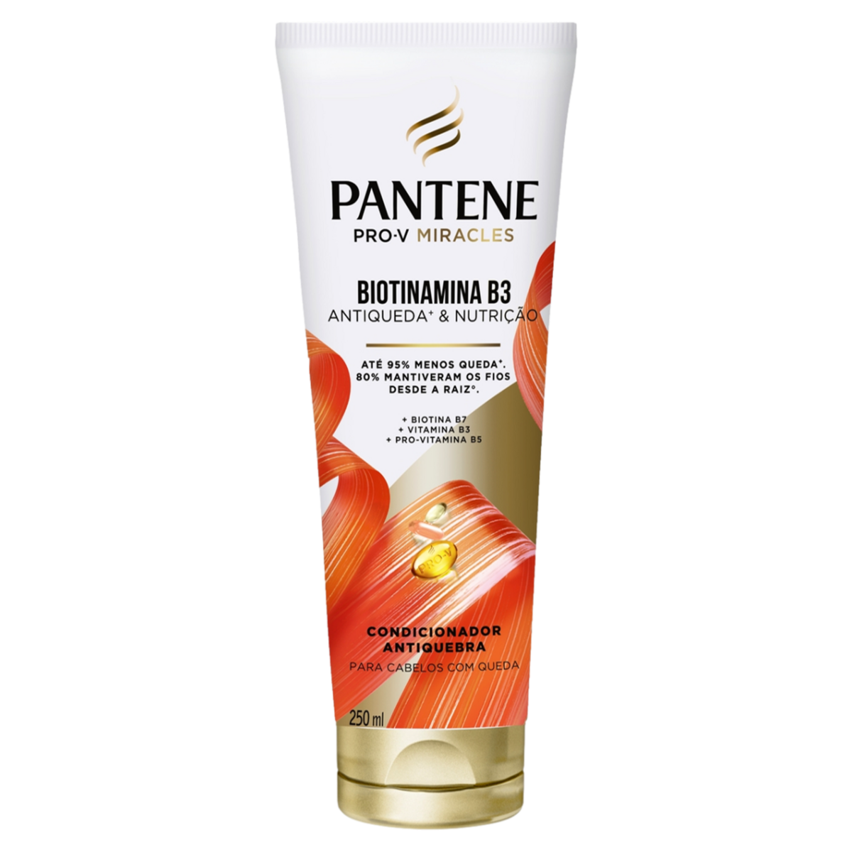 Condicionador Antiquebra Biotinamina B3 Antiqueda e Nutri&ccedil;&atilde;o Pantene Bisnaga 250ml