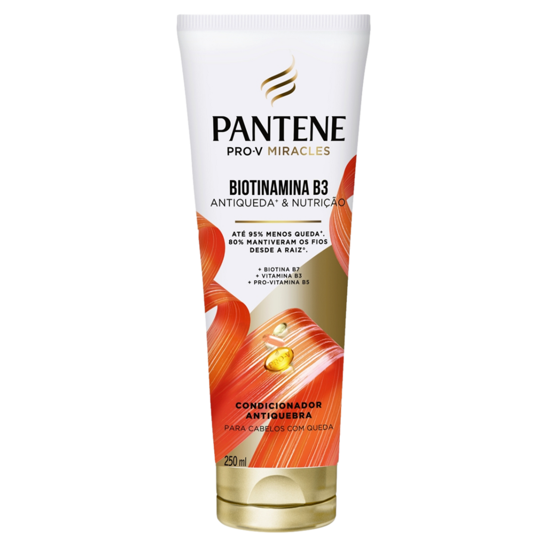 Condicionador Antiquebra Biotinamina B3 Antiqueda e Nutrição Pantene Bisnaga 250ml