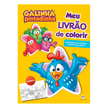 Livro Tapete Galinha Pintadinha - Meu Livrão de Colorir Ciranda Cultural