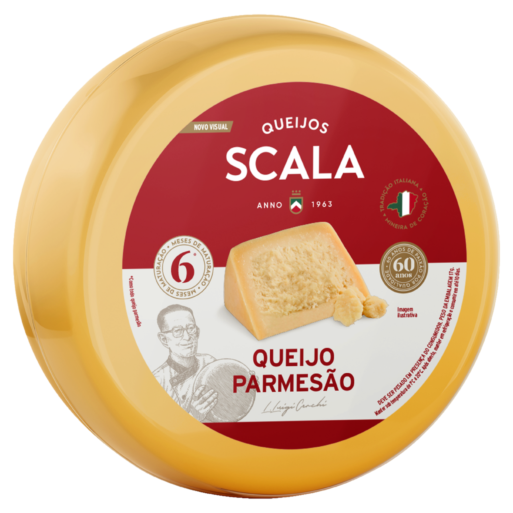 Queijo Parmes&atilde;o Scala Fracionado aprox. 160g