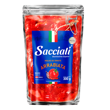 Molho de Tomate Arrabiata Sacciali Sachê 300g