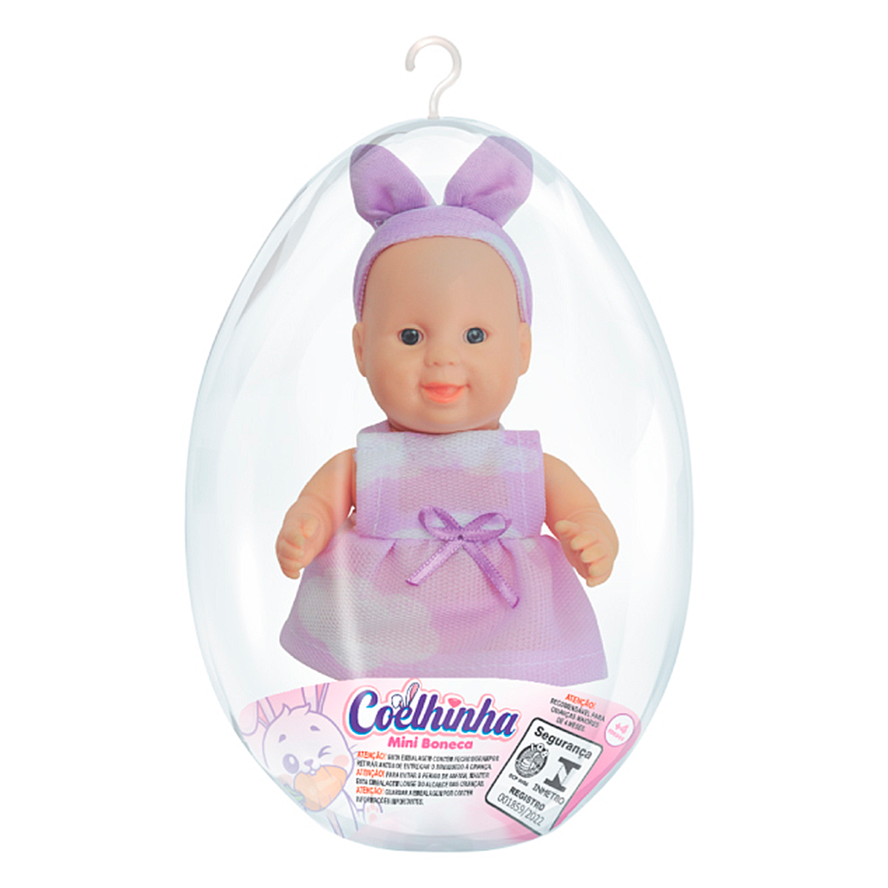 Ovo de Brinquedo Mini Boneca Coelhinha - Sortida
