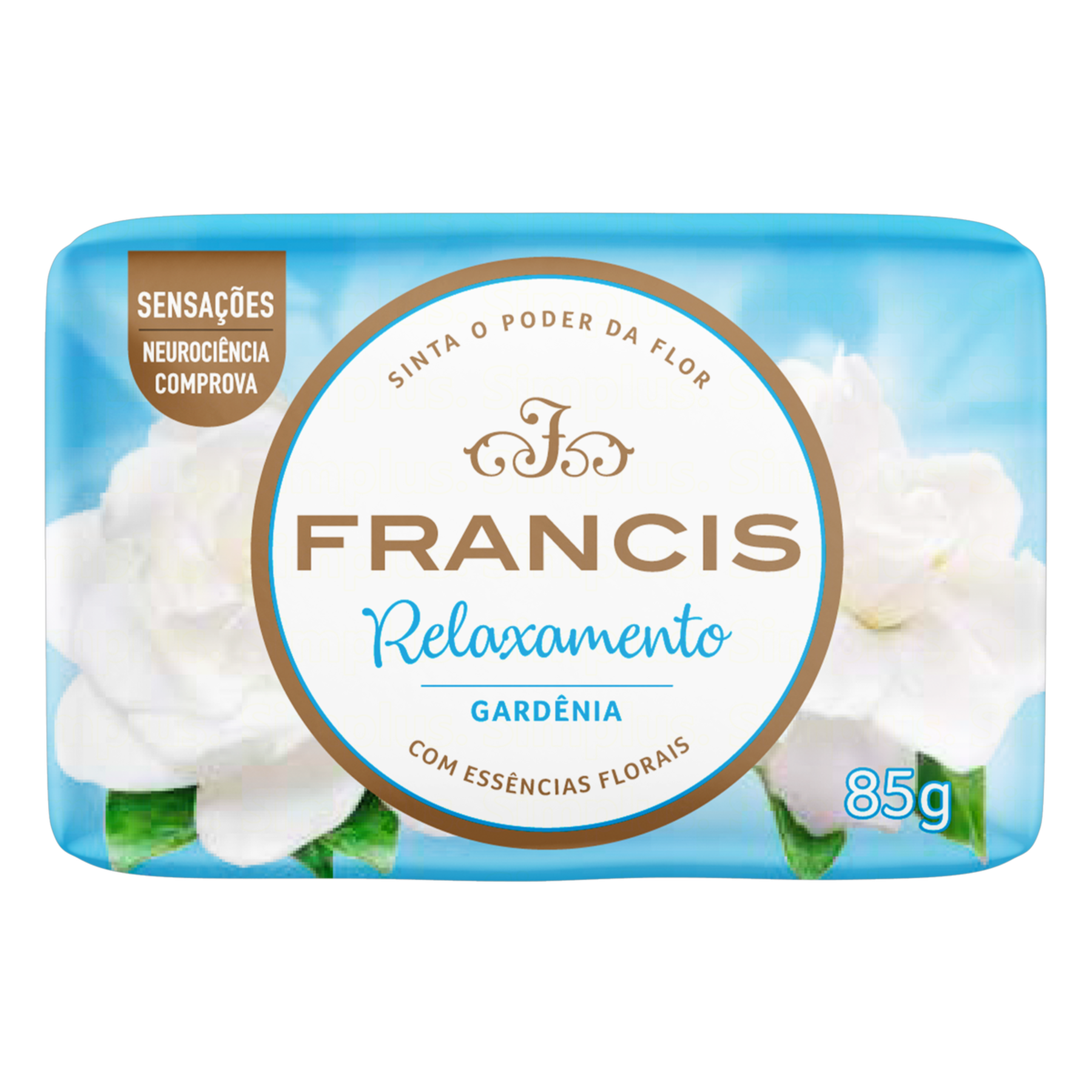 Sabonete Barra Gardênia Francis Relaxamento Envoltório 85g