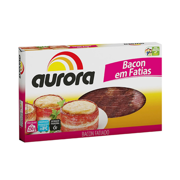 Bacon Fatiado Aurora 250g