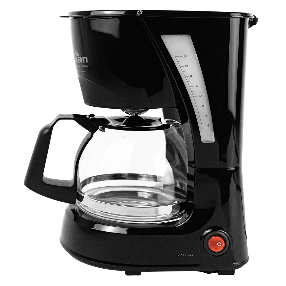 Cafeteira El&eacute;trica Preta Kian 127V