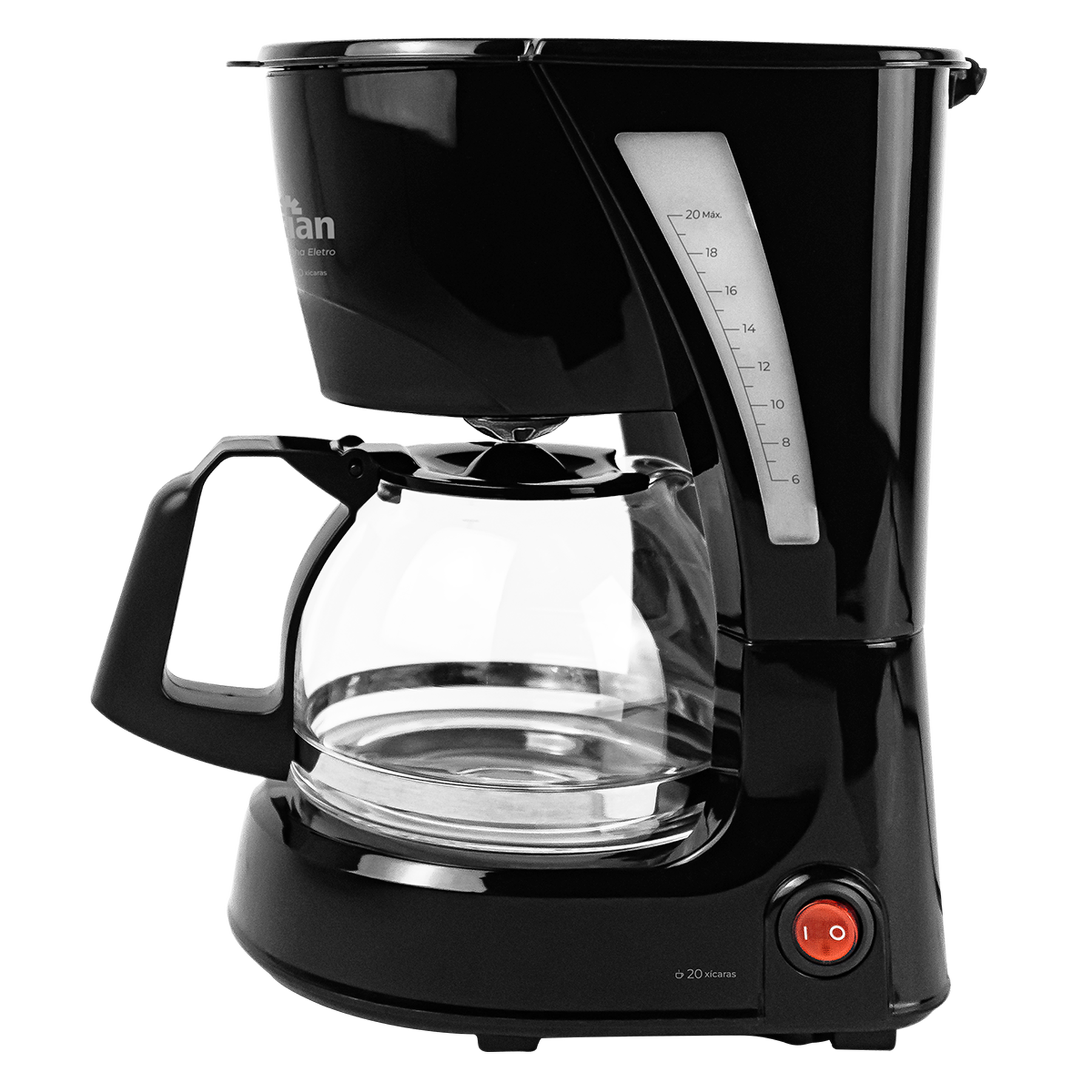 Cafeteira El&eacute;trica Preta Kian 127V