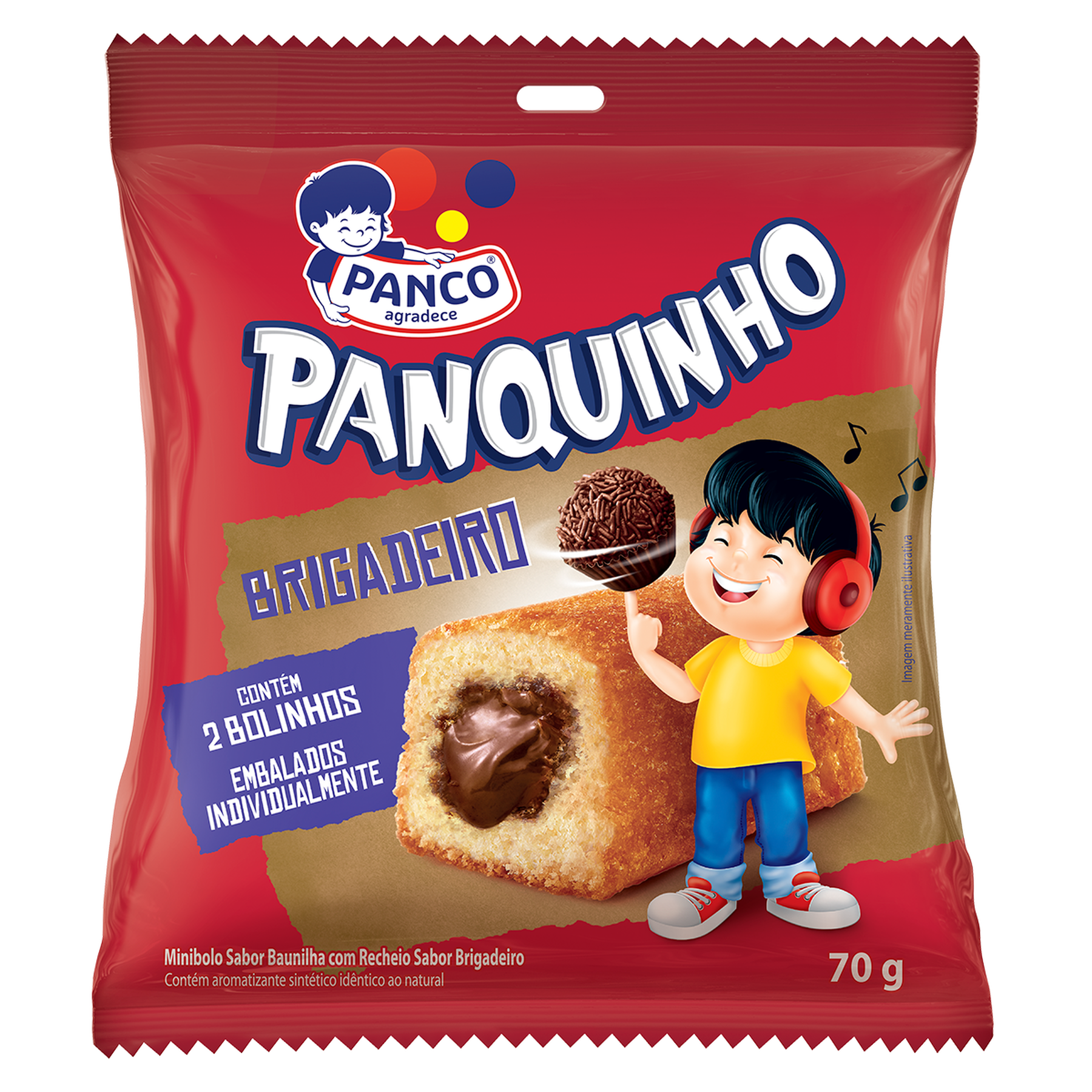 Bolinho Panco Panfi Brigadeiro 70g
