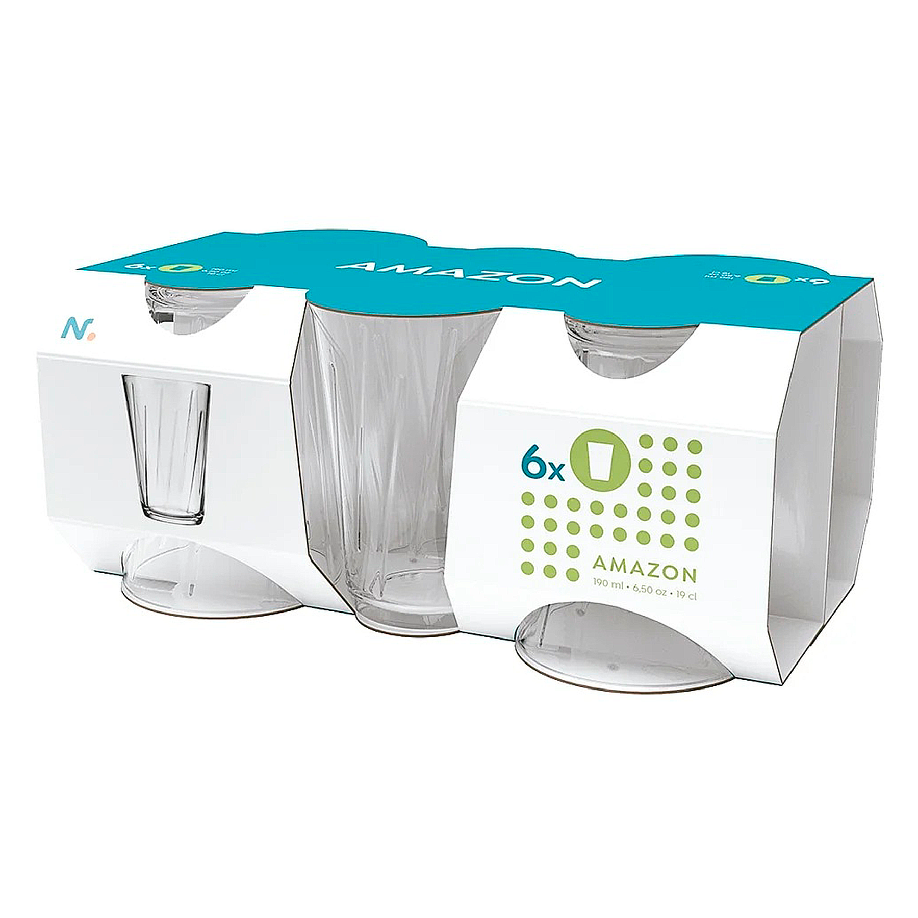 Copo Amazon Nadir Figueiredo 190ml C/6 Unidades