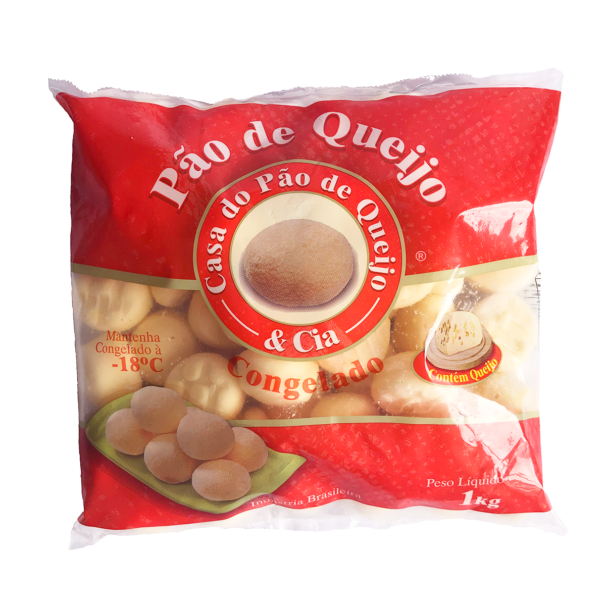 P&atilde;o de Queijo Casa P&atilde;o de Queijo Pacote 1kg