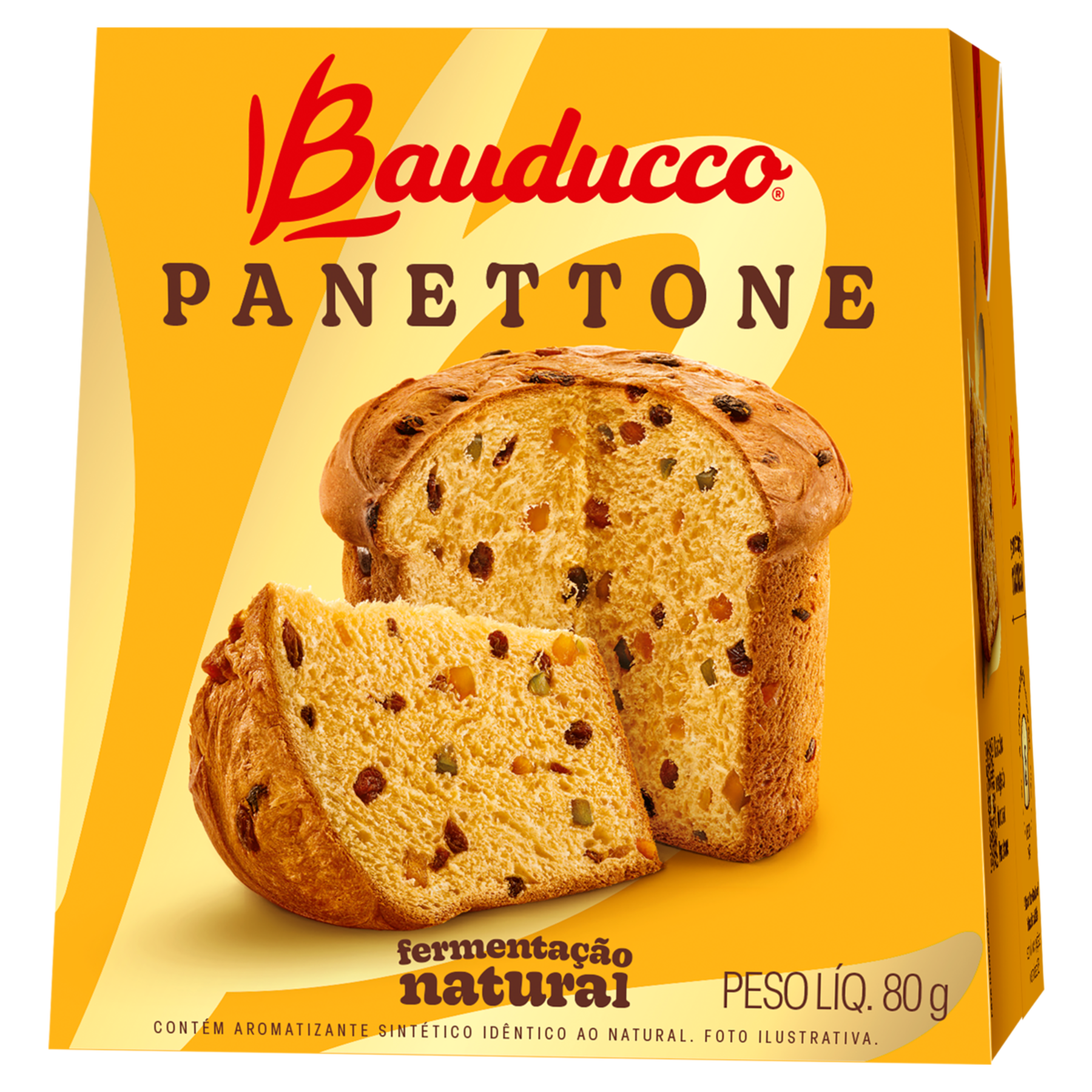 Mini Panettone Frutas Bauducco Caixa 80g