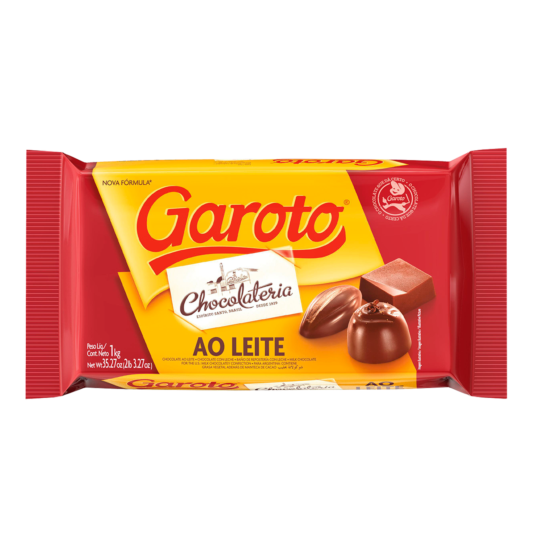 Chocolate Cobertura Garoto Leite 1kg