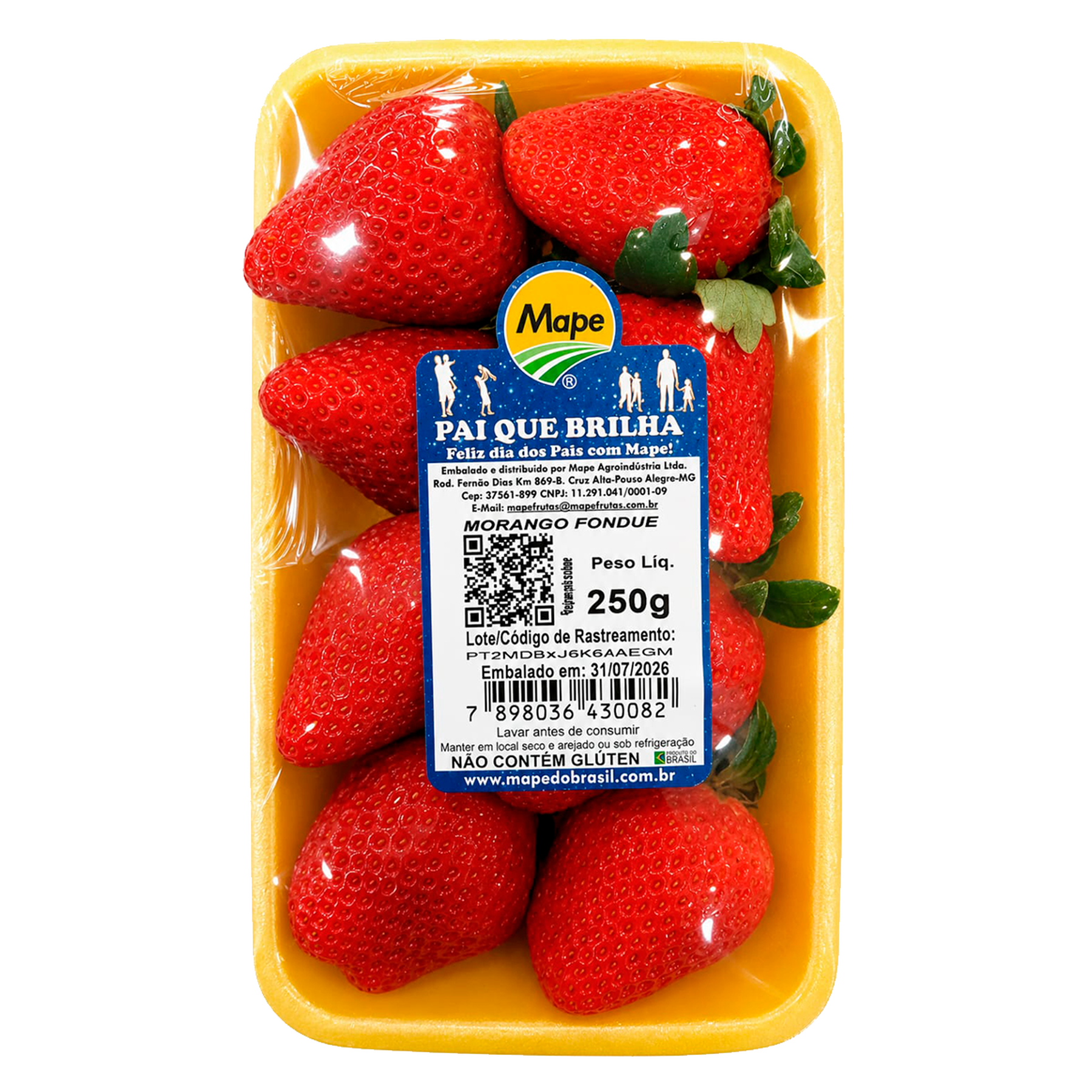 Morango Especial Mape Bandeja 250g