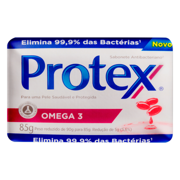 Sabonete em Barra Antibacteriano Protex Ômega 3 Cartucho 85g