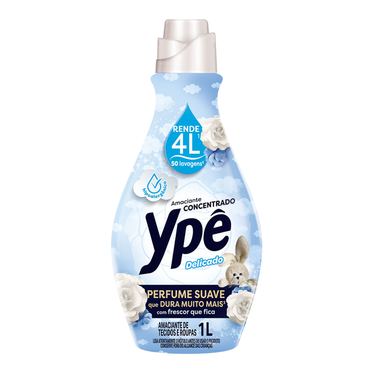 Amaciante de Roupa Concentrado Delicado Yp&ecirc; Frasco 1l