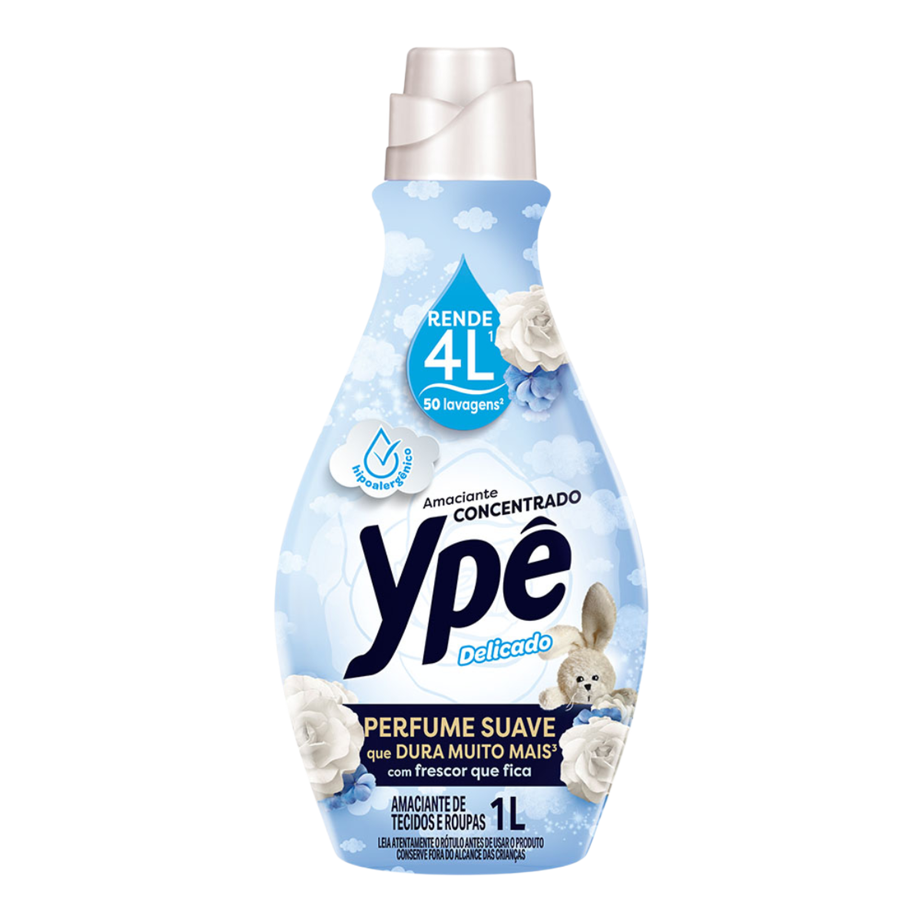 Amaciante de Roupa Concentrado Delicado Yp&ecirc; Frasco 1l
